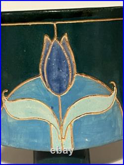 Studio Spade Vase Inscribed JC Mark