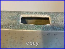Studio porcelain slab Vase Impressed AF Or DF Contemporary Ceramics Studio porcelain slab Vase Impressed AF Or DF Contemporary Ceramics
