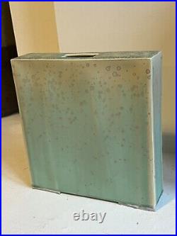 Studio porcelain slab Vase Impressed AF Or DF Contemporary Ceramics Studio porcelain slab Vase Impressed AF Or DF Contemporary Ceramics