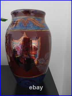 Studio pottery lustre vase by Brett James