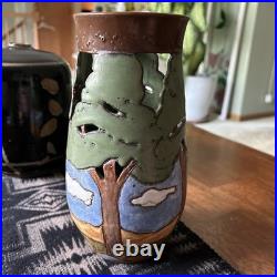 Studio pottery vase by IntotheWoodspottery Barbara Wilcop (Arts and Crafts) Studio pottery vase by IntotheWoodspottery Barbara Wilcop (Arts and Crafts)
