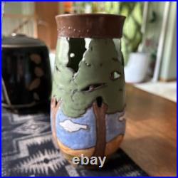 Studio pottery vase by IntotheWoodspottery Barbara Wilcop (Arts and Crafts) Studio pottery vase by IntotheWoodspottery Barbara Wilcop (Arts and Crafts)