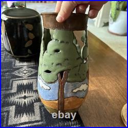 Studio pottery vase by IntotheWoodspottery Barbara Wilcop (Arts and Crafts) Studio pottery vase by IntotheWoodspottery Barbara Wilcop (Arts and Crafts)