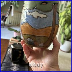 Studio pottery vase by IntotheWoodspottery Barbara Wilcop (Arts and Crafts) Studio pottery vase by IntotheWoodspottery Barbara Wilcop (Arts and Crafts)
