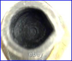 Studio pottery vase with potters mark 21.5 cm tall