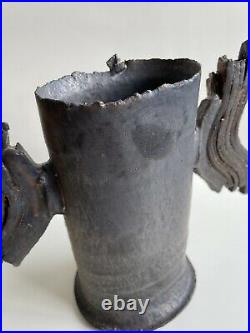 Stunning Colin Pearson Winged Studio Pottery Vase