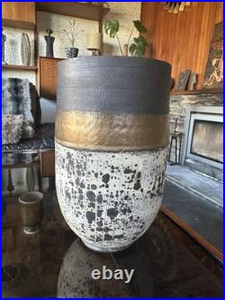 Stunning Early Sam Hall Very Large Studio Pottery Ceramic Vase Stunning Early Sam Hall Very Large Studio Pottery Ceramic Vase