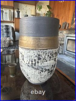 Stunning Early Sam Hall Very Large Studio Pottery Ceramic Vase Stunning Early Sam Hall Very Large Studio Pottery Ceramic Vase