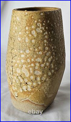 Stunning Eileen Lowenstein studio pottery vase, mid century modern