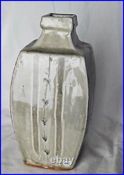 Stunning LARGE Mike Dodd Celadon studio pottery vase