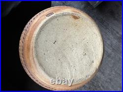 Stunning Large Studio Pottery Vase With Scraffito Decoration By Richard Heeley