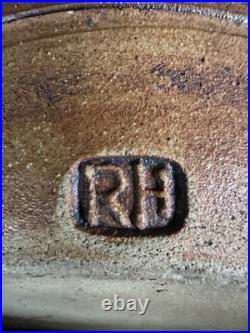 Stunning Large Studio Pottery Vase With Scraffito Decoration By Richard Heeley