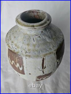 Stunning Mike Dodd stoneware studio pottery vase Stunning Mike Dodd stoneware studio pottery vase