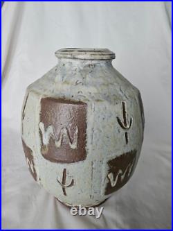 Stunning Mike Dodd stoneware studio pottery vase Stunning Mike Dodd stoneware studio pottery vase