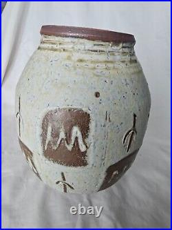 Stunning Mike Dodd stoneware studio pottery vase Stunning Mike Dodd stoneware studio pottery vase
