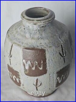 Stunning Mike Dodd stoneware studio pottery vase Stunning Mike Dodd stoneware studio pottery vase