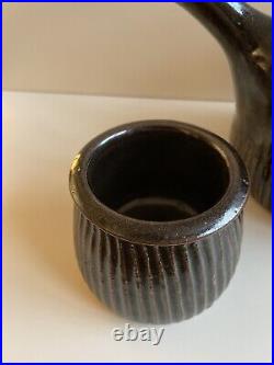 Stunning & Rare Geoffery Whiting Studio Pottery Teapot & Suger Bowl