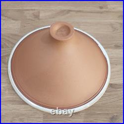 Stunning Richard Godfrey Studio pottery terracotta footed bowl Rare