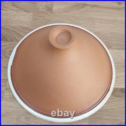 Stunning Richard Godfrey Studio pottery terracotta footed bowl Rare