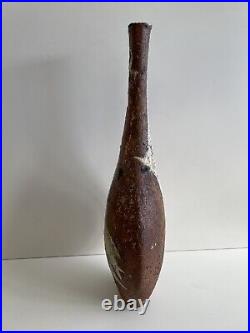 Stunning Robert Fournier Studio Pottery Bottle Vase. Rare