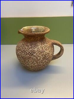 Stunning Textured Waistel Cooper Studio Pottery Jug Fine Signed Example