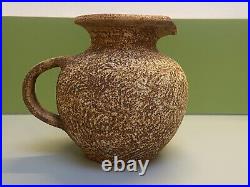 Stunning Textured Waistel Cooper Studio Pottery Jug Fine Signed Example