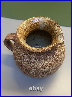 Stunning Textured Waistel Cooper Studio Pottery Jug Fine Signed Example