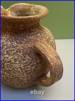 Stunning Textured Waistel Cooper Studio Pottery Jug Fine Signed Example