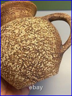 Stunning Textured Waistel Cooper Studio Pottery Jug Fine Signed Example