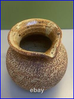 Stunning Textured Waistel Cooper Studio Pottery Jug Fine Signed Example