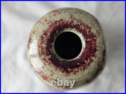 Stunning art studio pottery flambe type European vase, ZENKER KARTHAUSEN