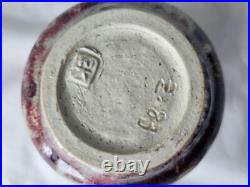 Stunning art studio pottery flambe type European vase, ZENKER KARTHAUSEN