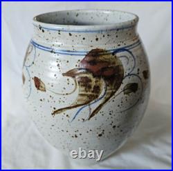 Stunning large Derek Clarkson studio pottery vase