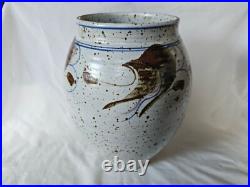 Stunning large Derek Clarkson studio pottery vase