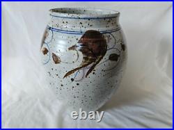 Stunning large Derek Clarkson studio pottery vase
