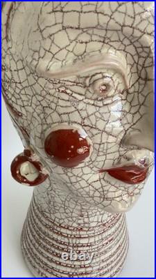 Substantial Sicilian Studio Art Pottery Vase NICOLA MIRENDA 2021 Makers Mark