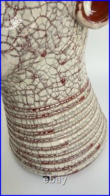 Substantial Sicilian Studio Art Pottery Vase NICOLA MIRENDA 2021 Makers Mark