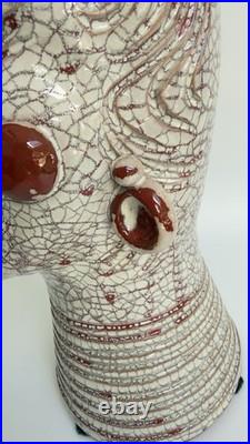 Substantial Sicilian Studio Art Pottery Vase NICOLA MIRENDA 2021 Makers Mark