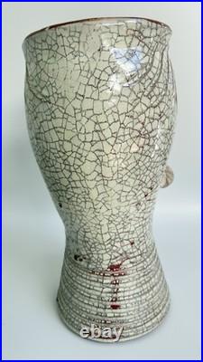 Substantial Sicilian Studio Art Pottery Vase NICOLA MIRENDA 2021 Makers Mark