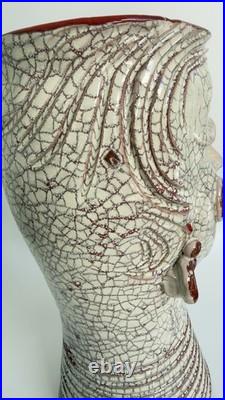 Substantial Sicilian Studio Art Pottery Vase NICOLA MIRENDA 2021 Makers Mark