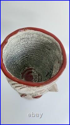 Substantial Sicilian Studio Art Pottery Vase NICOLA MIRENDA 2021 Makers Mark