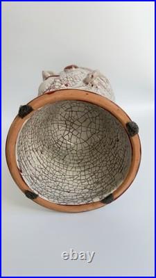 Substantial Sicilian Studio Art Pottery Vase NICOLA MIRENDA 2021 Makers Mark