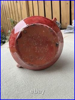 Super rare C. H Brannam of Barnstaple 1920's Art/Deco studio Pottery Red Vases Super rare C. H Brannam of Barnstaple 1920's Art/Deco studio Pottery Red Vases
