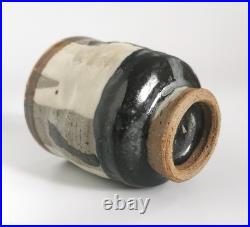 Superb Aki Moriuchi Studio Pottery Wood Fired Stoneware Yunomi Rare Stamped