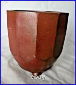 Superb Charles Vyse pioneer British studio pottery tenmuko vase, Circa 1930 Superb Charles Vyse pioneer British studio pottery tenmuko vase, Circa 1930