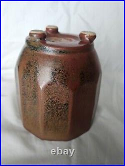 Superb Charles Vyse pioneer British studio pottery tenmuko vase, Circa 1930 Superb Charles Vyse pioneer British studio pottery tenmuko vase, Circa 1930
