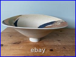 Superb Early Jack Doherty Studio Pottery Large Porcelain Footed Bowl