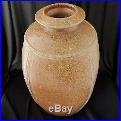 Superb Large 13 Richard Batterham Salt Glazed Studio Art Pottery Vase