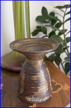 Susan Bennett English Glazed Thrown Studio Pottery Vase McKenzie Art Pottery #9