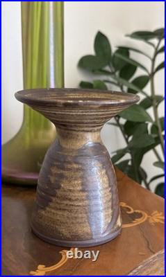 Susan Bennett English Glazed Thrown Studio Pottery Vase McKenzie Art Pottery #9